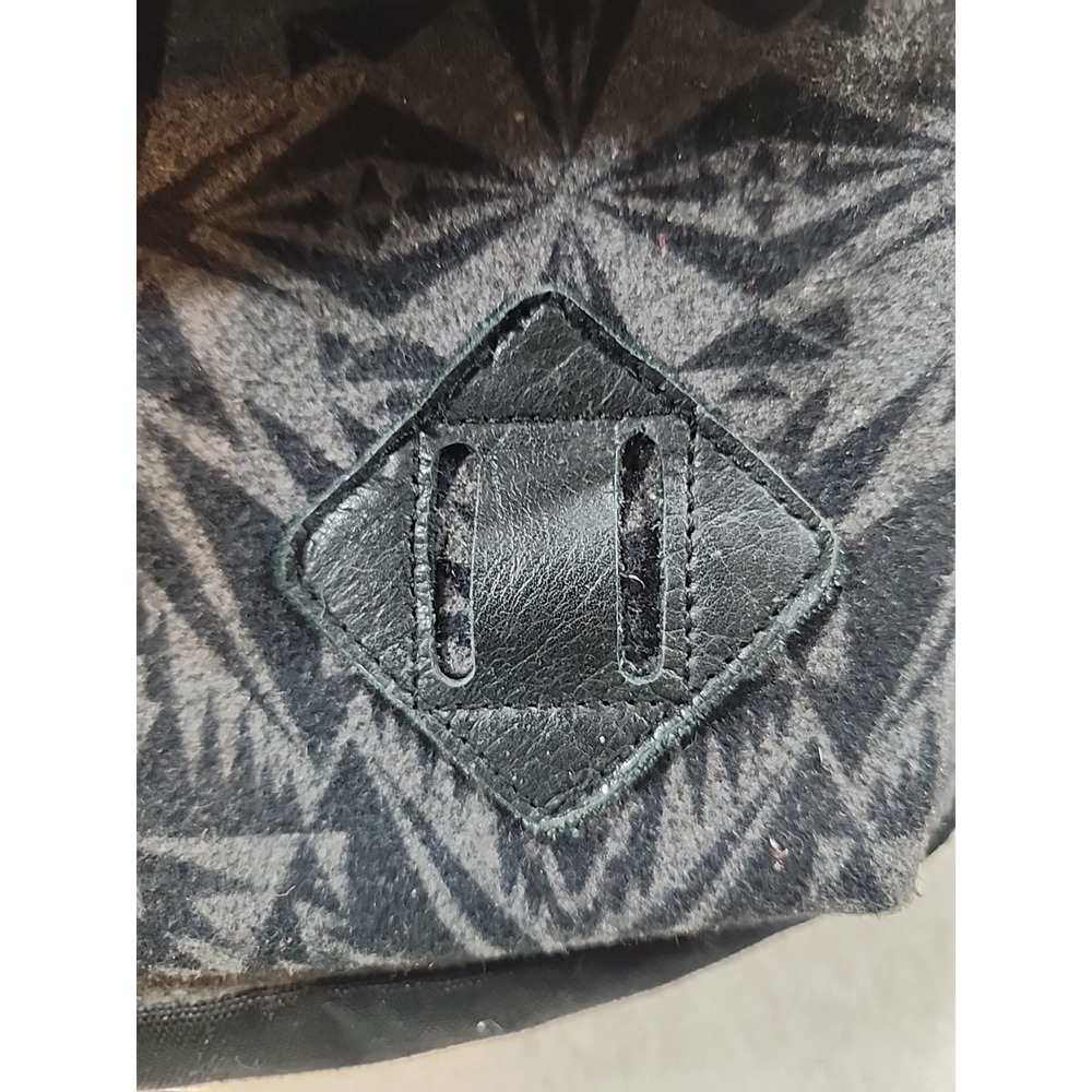 Vans Skater Off The Wall Backpack Gray And Black With Geometric Pocket Design - Picture 3 of 9